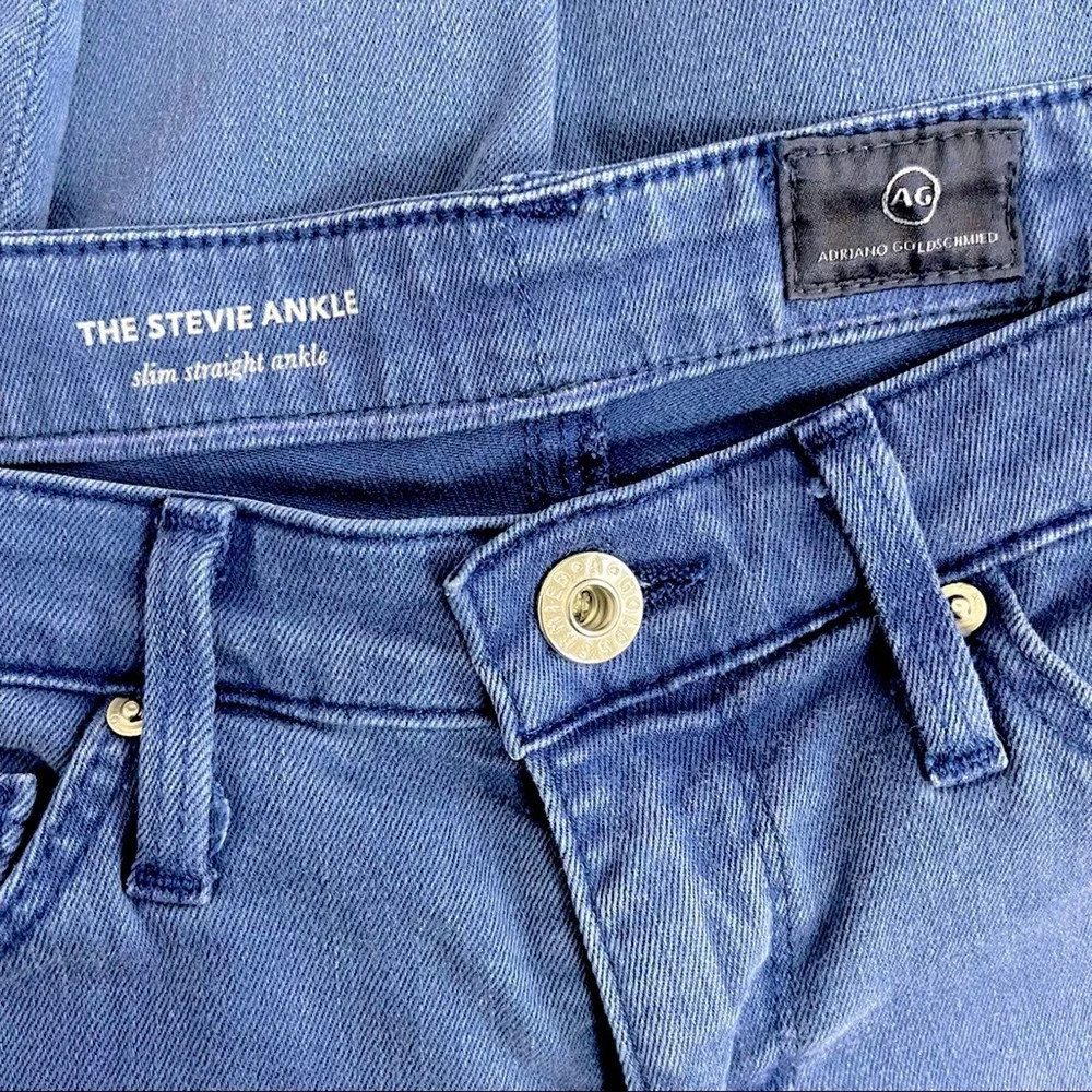 AG Jeans Adriano Goldschmied The Stevie Ankle Slim Straight Anthropologie 25 - Picture 7 of 8